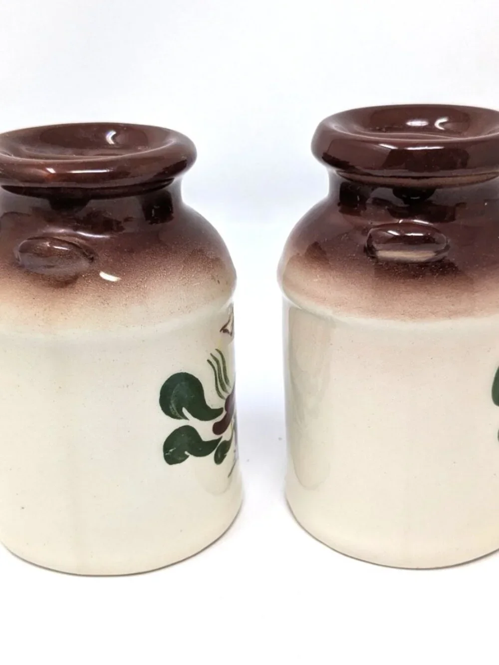 VTG Brock of California Chanticleer Rooster Salt & Pepper Shakers Milk Can 50s